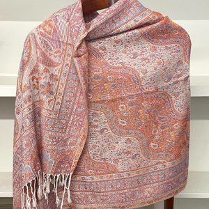 White Festival Pashmina Scarves and Wraps for Women Unisex Scarf Shawl Bohemian
